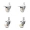 Service Caster 3 Inch Nylon Wheel Swivel 3/4 Inch Square Stem Caster Total Lock Brakes, 2PK SCC-SQTTL20S314-NYS-34-2-S-2 - alternate 1